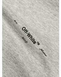 Мужской серый свитшот с принтом от Off-White