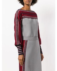 Женский серый свитшот с принтом от Temperley London