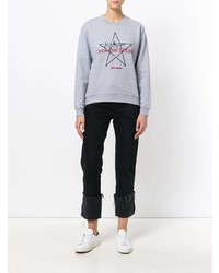 Женский серый свитшот с принтом от McQ Alexander McQueen