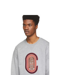 Мужской серый свитшот с принтом от Coach 1941