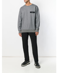 Мужской серый свитшот с принтом от Oamc