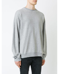 Мужской серый свитшот с принтом от RtA