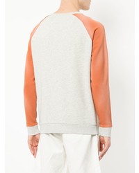 Мужской серый свитшот с принтом от Kent & Curwen