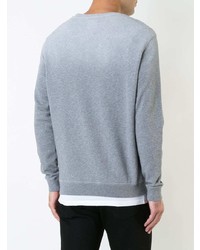 Мужской серый свитшот с принтом от Kent & Curwen