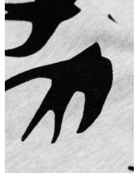 Мужской серый свитшот с принтом от McQ Alexander McQueen