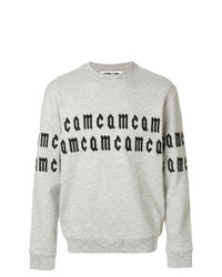 Мужской серый свитшот с украшением от McQ Alexander McQueen