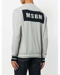 Мужской серый свитшот от MSGM