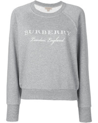 Женский серый свитшот от Burberry