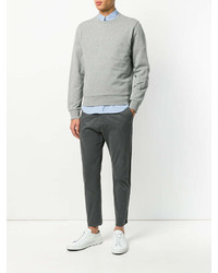 Мужской серый свитшот от Maison Margiela