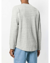 Мужской серый свитшот от Universal Works