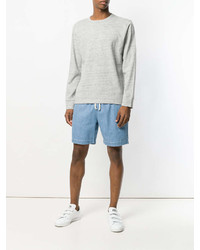 Мужской серый свитшот от Universal Works