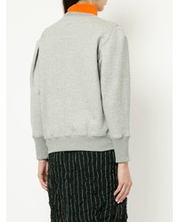 Женский серый свитшот от Facetasm