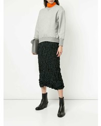 Женский серый свитшот от Facetasm