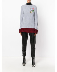 Женский серый свитшот от Dsquared2