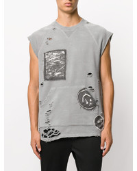 Мужской серый свитшот от Hudson