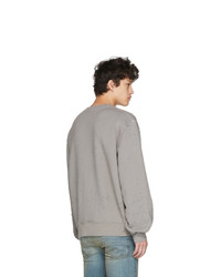 Мужской серый свитшот от Amiri