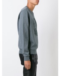 Мужской серый свитшот от Versace