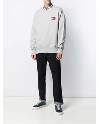 Мужской серый свитшот от Tommy Jeans