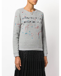 Женский серый свитшот от Valentino