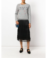 Женский серый свитшот от Valentino