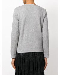 Женский серый свитшот от Valentino