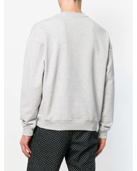 Мужской серый свитшот от Moschino