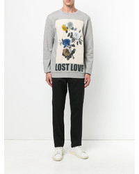 Мужской серый свитшот от Paul & Joe