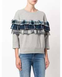 Женский серый свитшот от Diesel