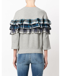 Женский серый свитшот от Diesel