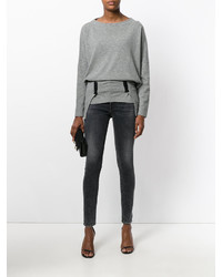 Женский серый свитшот от Tom Ford