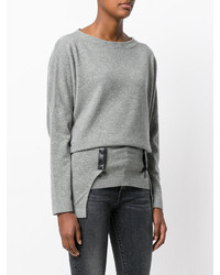 Женский серый свитшот от Tom Ford