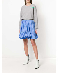 Женский серый свитшот от Off-White