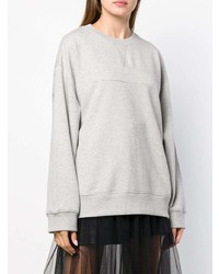 Женский серый свитшот от MM6 MAISON MARGIELA