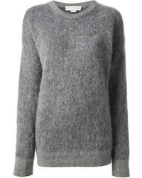 Серый свободный свитер из мохера от Stella McCartney