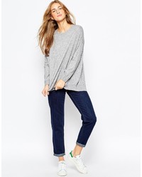 Серый свободный свитер от Asos