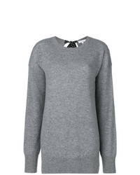 Серый свободный свитер от Equipment