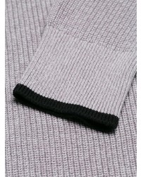 Серый свободный свитер от Kenzo