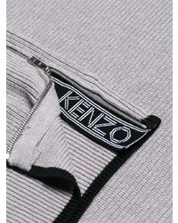 Серый свободный свитер от Kenzo