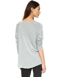 Серый свободный свитер от Sundry