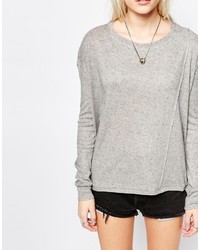 Серый свободный свитер от Religion