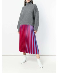 Серый свободный свитер от Fine Edge