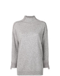 Серый свободный свитер от Steffen Schraut