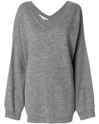 Серый свободный свитер от Stella McCartney