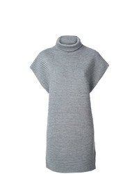 Серый свободный свитер от Victoria Victoria Beckham