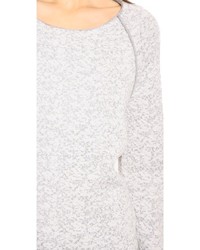 Серый свободный свитер от Joie