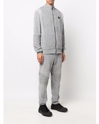 Мужской серый спортивный костюм от Philipp Plein