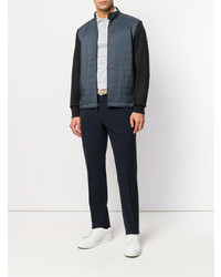 Мужской серый стеганый бомбер от Michael Kors Collection