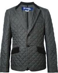 Мужской серый стеганый пиджак от Comme des Garcons
