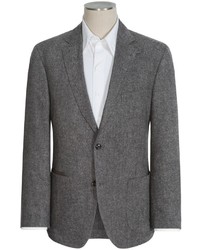 Серый твидовый пиджак