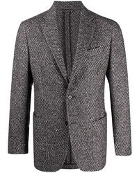 Мужской серый твидовый пиджак от Ermenegildo Zegna